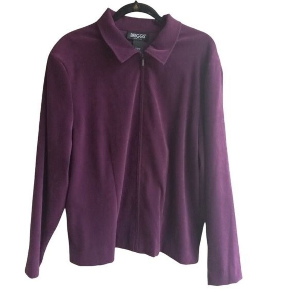 BRIGGS NEW YORK Purple Jacket  Size 20 W